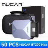 MUCAR BT200 MAX AI Automotive Tool ELM327 OBD2 Bluetooth Scanner CANFD Bidirectional 15 Reset Full System Diagnose Code Reader