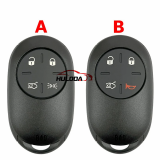 Replacement 4 Button key Shell Spare Key Cover Case For Fiat 500 500E 500 X Topolino Electric Replace with emblem