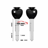For yamaha motorcycle transponder key blank with right blade with emblem