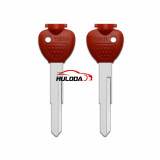 For yamaha motorcycle transponder key blank with left blade with emblem
