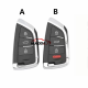 For Bmw Style 3/4 Buttons Smart Remote Key shell for Xhorse VVDI remote Black colour