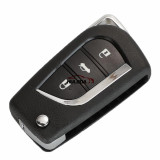 For Toyota Style 3 button remote key shell,used for Xhorse VVDI remote KEYDIY B13 remote