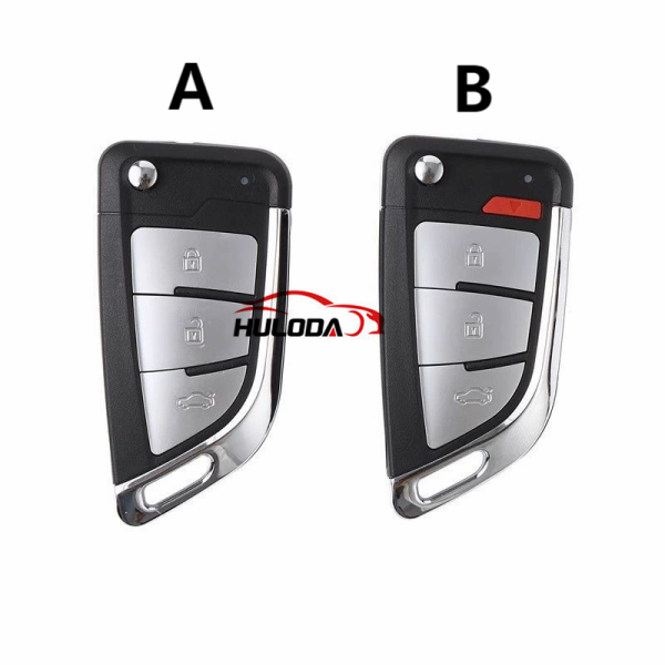 For Bmw Style 3/4 Buttons Smart Remote Key shell for Xhorse VVDI remote
