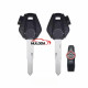 For SYM Motorcycle Key Shell with right blade with emblem