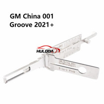 GM China 001 Groove 2021+ Lishi 2-IN-1 pick Locksmith Tools For GMC