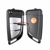 For Bmw Style 3/4 Buttons Smart Remote Key shell for Xhorse VVDI remote