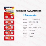 Original Panasonic 1.55V AG10 LR1130 SR54 389 189 SR1130 LR54 Button Batteries G10A SR1130SW Cell Coin Watch Toys Remote Battery