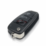 For Audi Style 3 Buttons Smart Remote Key shell for Xhorse VVDI remote for KEYDIY Remote