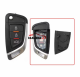 For Bmw Style 3/4 Buttons Smart Remote Key shell for Xhorse VVDI remote