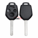 Enhanced version for Subaru 3+1 button remote key blank with DAT17 TOY43R NSN19 blade