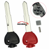 For yamaha motorcycle transponder key blank with left blade with emblem