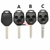 For Subaru 3 button remote key blank with DAT17 TOY43R NSN19 blade For Subaru 3 button remote key blank with DAT17 TOY43R NSN19 blade