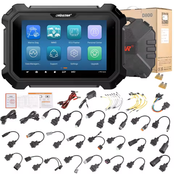 OBDSTAR D800 A+B+C+D Full Configuration Marine Diagnostic Tool for Jet Ski/ Outboard/ Inboard/ Generator