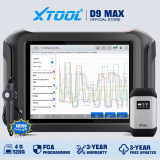 2025 XTOOL D9 MAX Bluetooth Diagnostic Tools J2534 ECU Programmer Pre-Scan Post-Scan FCA Autoauth PK D9S PRO Automotive Scanner