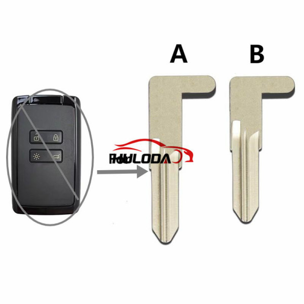 For Renault emmergency key blade