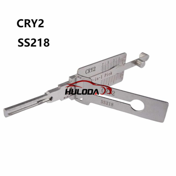 CRY2 SS218 Lishi 2-IN-1 pick Locksmith Tools For CARRYBOY pickup trucks