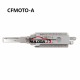 CFMOTO-A  Lishi 2-in-1 Tool (Chunfeng Motorcycle Series)Left groove, 3 pin depths, vertical milling 2-in-1 
