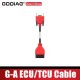 GODIAG G-A ECU/TCU Cable for Connecting AUTEL IM608 IM508 with GT107/GODIAG ECU GPT Adapter to Read & Write Data
