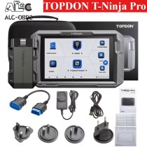 TOPDON T-Ninja Pro OBD Key Programmer Key Learning Remote Control Learning PIN Reading All Keys Lost Supports CAN FD DOIP