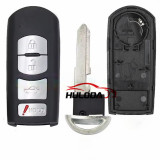For Mazda 3+1 button remote key blank