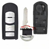 For Mazda 4 button remote key blank