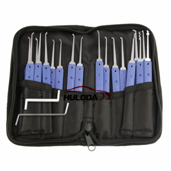 KLOM 18 Pin Blue Handle Keymaker Repair Set Lock Pick Tools Professional Locksmith Tool