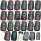 For Toyota Smart Key Fob Shell Case Replacement for 2018+ Camry Fits OEM Board 0410C 0010A & Aftermarket Board FT02 Factory Style Key Housing no emblem