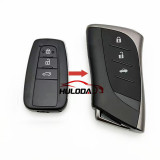 Upgraded version For Toyota Smart Key Fob Shell Case Replacement for 2018+ Camry Fits OEM Board 0410C 0010A & Aftermarket Board FT02 Factory Style Key Housing no emblem