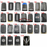 Crystal logo back cover For Toyota Fortuner Prado Camry Rav4 Highlander Crown Fob Smart Key Keyless Case