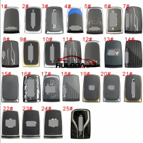 Crystal logo back cover For Toyota Fortuner Prado Camry Rav4 Highlander Crown Fob Smart Key Keyless Case