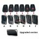 Upgraded version For Toyota Smart Key Fob Shell Case Replacement for 2018+ Camry Fits OEM Board 0410C 0010A & Aftermarket Board FT02 Factory Style Key Housing no emblem