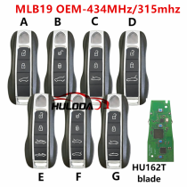 KEYDIY MLB19-434MHz/315mhz  OEM Solution Smart Key PCB For Audi Style 3 Buttons Universal Smart Remote PCB Board
