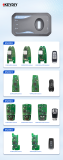 KEYDIY MLB19-434MHz/315mhz  OEM Solution Smart Key PCB For Audi Style 3 Buttons Universal Smart Remote PCB Board