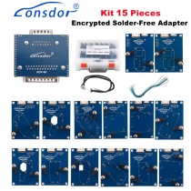 Lonsdor Encrypted Solder-Free Adapter Kit 15 Piece for BMW G/U Chassis BDC2/BDC3/BCP and VAG 5C 5D Lonsdor Encrypted Solder-Free Adapter Kit 15 Piece for BMW G/U Chassis BDC2/BDC3/BCP and VAG 5C 5D
