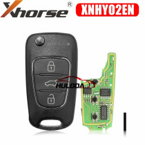 Xhorse XNHY02EN Wireless Remote Key 3 Buttons for KIA Hyundai Flip Type Xhorse XNHY02EN Wireless Remote Key 3 Buttons for KIA Hyundai Flip Type