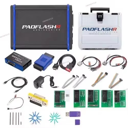NEW PADFLASH PADFLASHR Full Version ECU TCU Programmer with USB Dongle OBD Bench Boot Supports Checksum VR Files