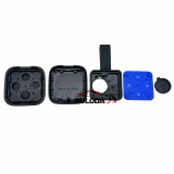 For Volvo 4 button remote key shell with emblem