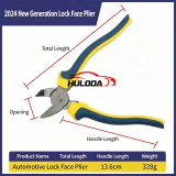 2024 New Generation Lock Cylinder Pulling Pliers Sharp Cutting Edge, Labor-Saving Operation & Comfortable Grip