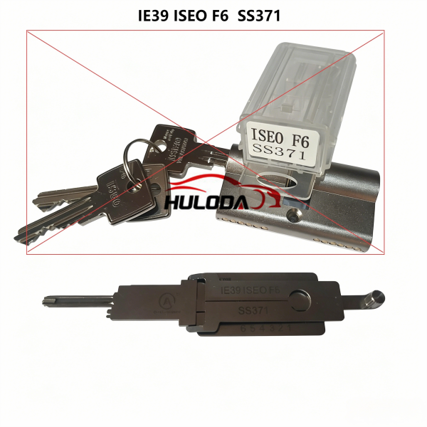 IE39 ISEO F6 SS371 2-IN-1 Pick -Locksmith Tools for ISEO Civilian lock