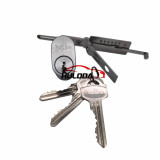 Habo-1 SS373 2-in-1 Lock Pick Decoder, Stainless Steel Professional Locksmith Tool for Habo Keyway Emergency Unlock