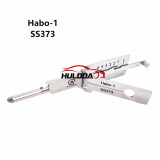 Habo-1 SS373 2-in-1 Lock Pick Decoder, Stainless Steel Professional Locksmith Tool for Habo Keyway Emergency Unlock