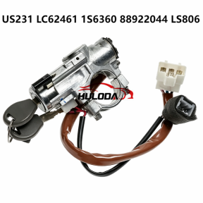 US231 LC62461 1S6360 88922044 LS806 Ignition Switch & Lock Cylinder Assembly With Keys Fits Nissan D21 1986-1994 Nissan Pathfinder 1987-1995 Nissan Pickup 1995-1996 Aftermarket Auto Replacement Spare Parts