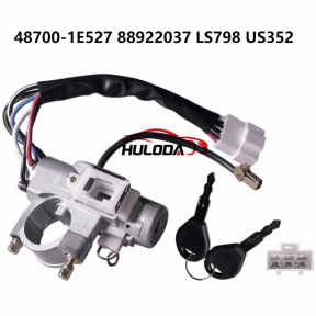 48700-1E527 88922037 LS798 US352 Ignition Switch & Lock Cylinder Assembly With Keys Fits Nissan Altima 1993-1996 Aftermarket Auto Replacement Spare Parts