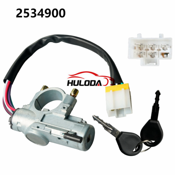 2534900 Ignition Starter Switch Assembly Fits Nissan Pickup D21 Hardbody 1986-1997 D22 1998-2001 Pickup Truck