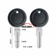 Motorcycle key for Moto Guzzi V7, V9, V11, Tuono key Aprilia RSV4 blanks motorcycle Key no emblem