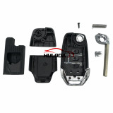 For Chevrolet 3 button  Remote Key shell case For SAIC MAXUS Pick Up T60 LDV V80 G10 FOB Car Remote Key with Cross emblem
