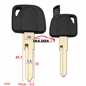 For Mercedes for Benz transponder key shell  no emblem