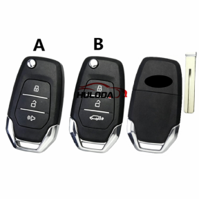 For Chevrolet 3 button  Remote Key shell case For SAIC MAXUS Pick Up T60 LDV V80 G10 FOB Car Remote Key with Cross emblem