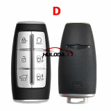 For Korean Hyundai Genesis G80 GV80 Key Smart Card Shell with emblem