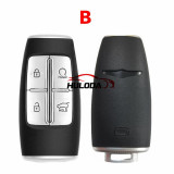For Korean Hyundai Genesis G80 GV80 Key Smart Card Shell with emblem